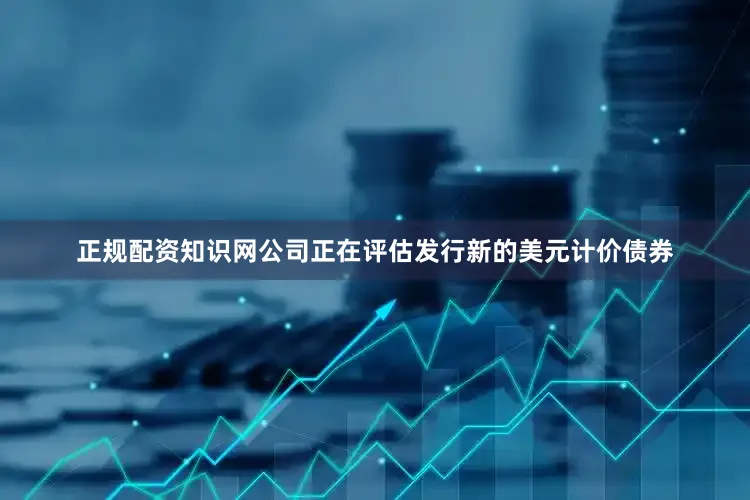 正规配资知识网公司正在评估发行新的美元计价债券